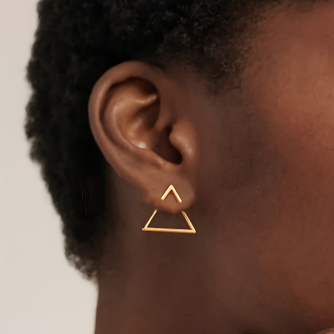Women's Geometric Ear Jackets Set - 8pcs